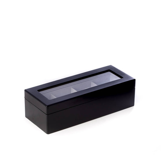 Dani Four Watch Box: Black