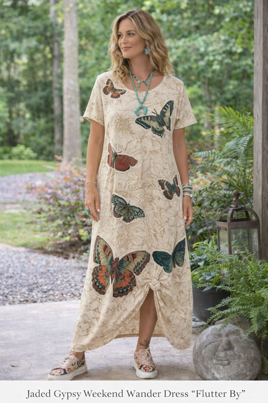 Jaded Gypsy Weekend Wander Dress Flutter by