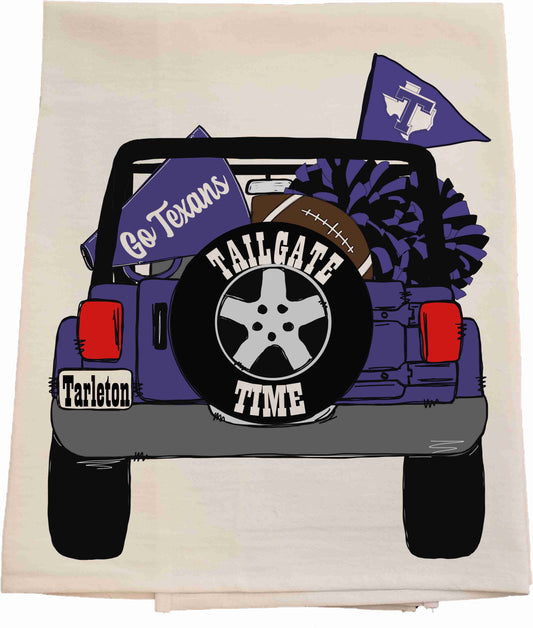 Tarleton Tailgate Jeep Tea Towel