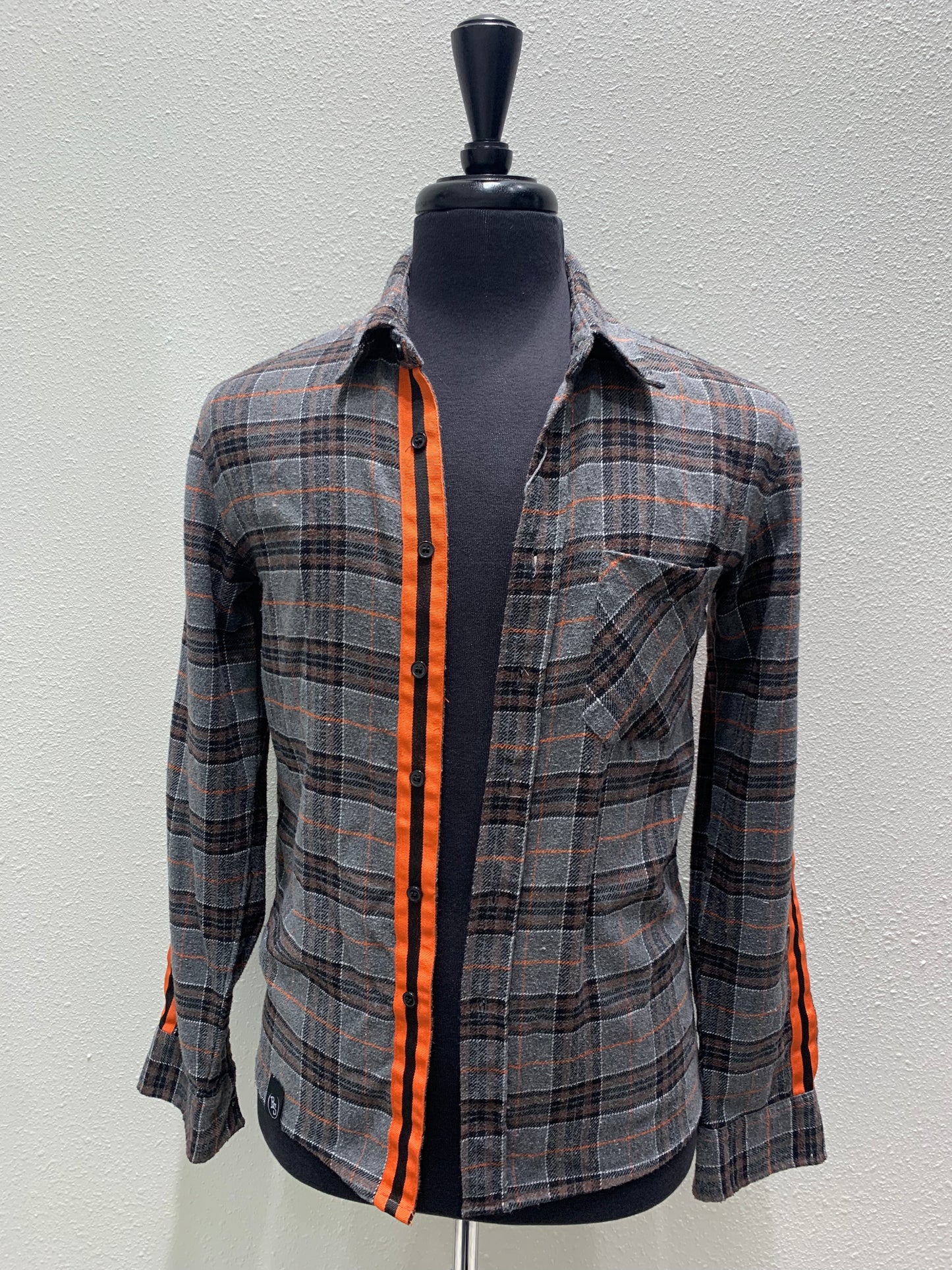 Vintage Repurposed Oklahoma State Flannel