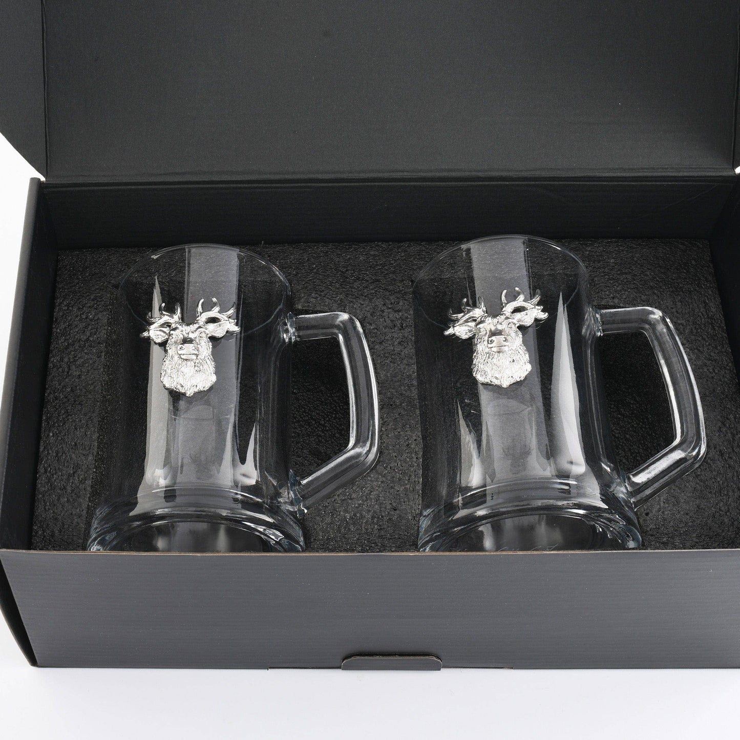 Elk Head Beer Mugs - Set of 2