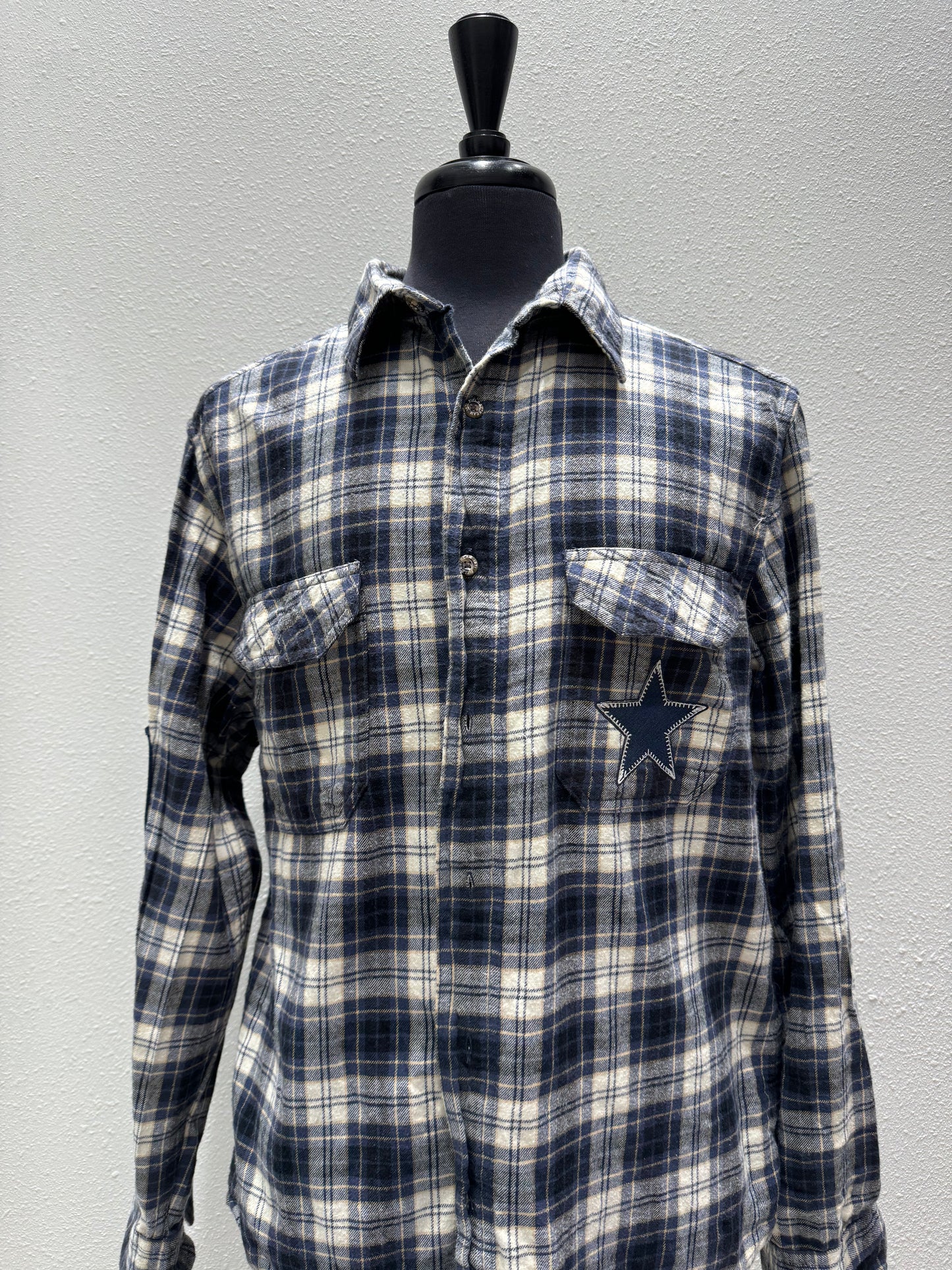 Vintage Repurposed Cowboys Shirt