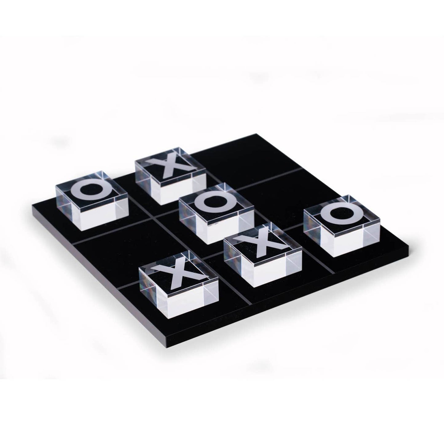 Acrylic Tic Tac Toe Set: Black