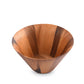 Straight Side Wooden Acacia Salad Bowl Large