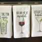 Alcohol Bar Towels: Hit Me W/ Best Shot