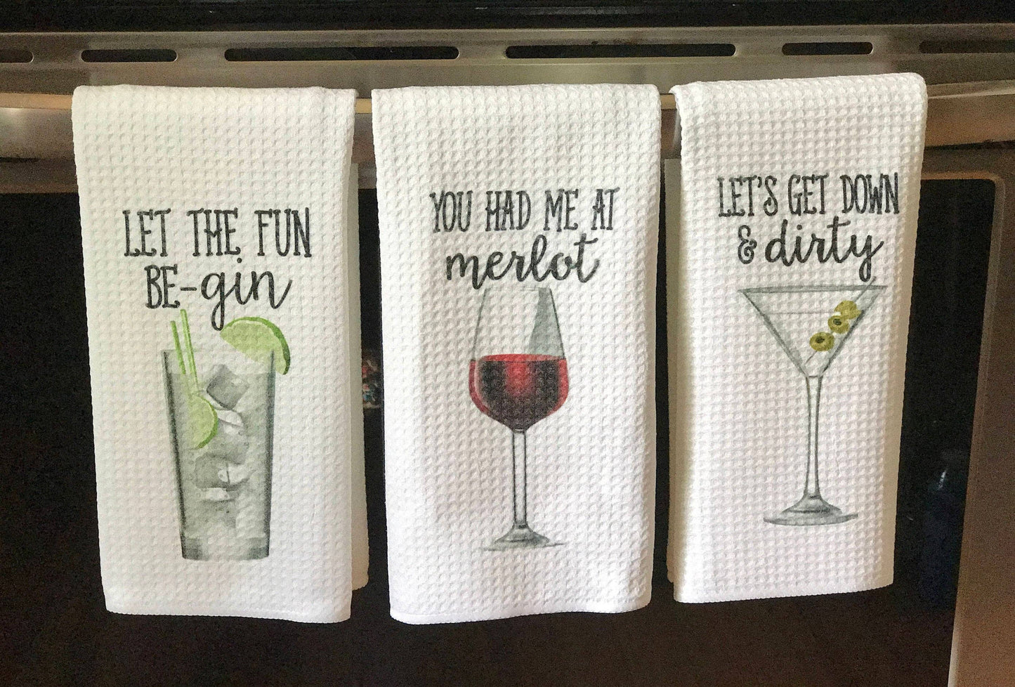 Alcohol Bar Towels: Hit Me W/ Best Shot