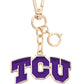 TCU Horned Frogs Enamel Logo Bag Charm