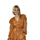 Camel Ruffled Dress