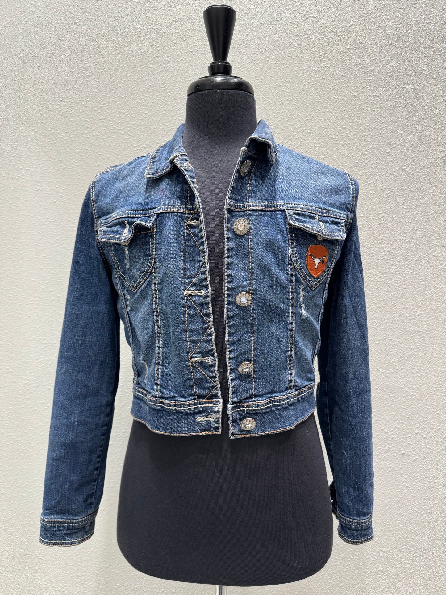 Vintage Repurposed O Who? Jean Jacket