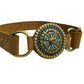 Leather & Gemstone Belt