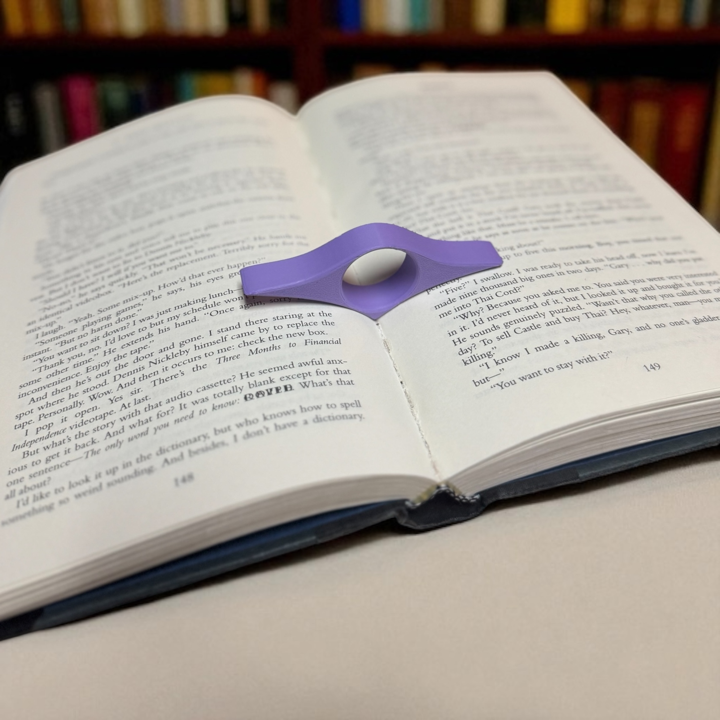 Thumb Page Holder for Reading