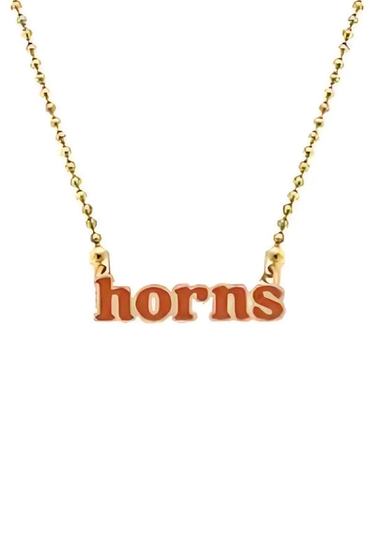 Texas Longhorns  Necklace