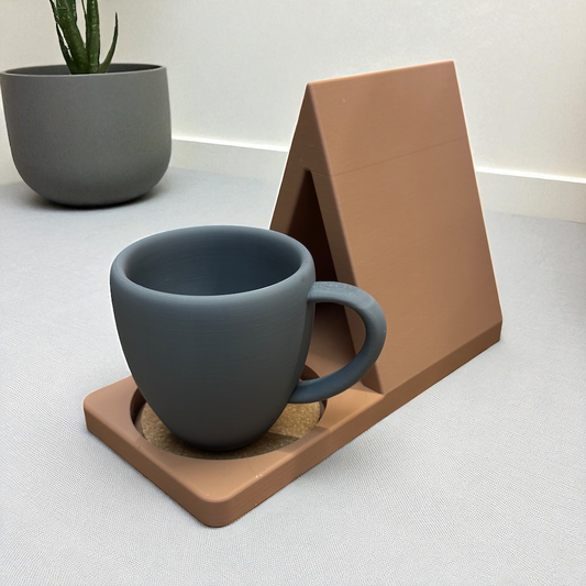 Book Stand Place Holder with Coaster