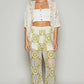 Crochet Woven Cardigan Top