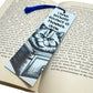I Read Because Violence is Frowned Upon 3D Bookmark