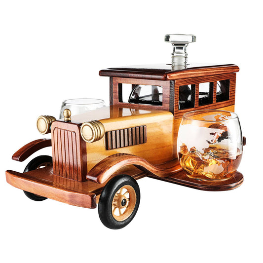 Old Fashioned Car Whiskey Decanter