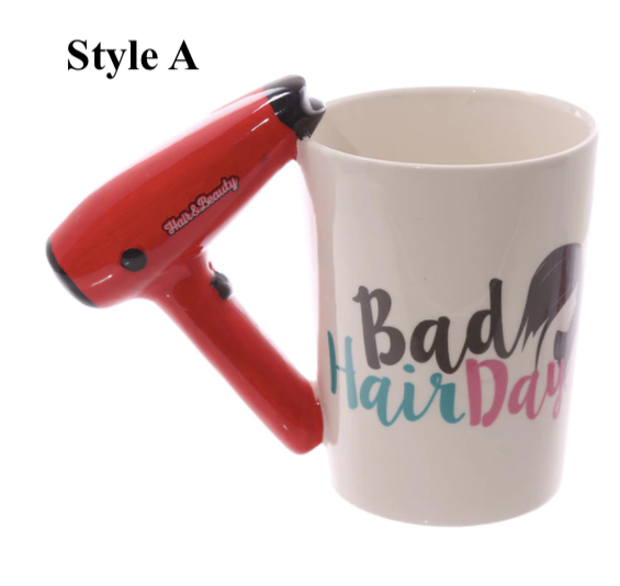 Hair Dryer Ceramic Mug: Style A