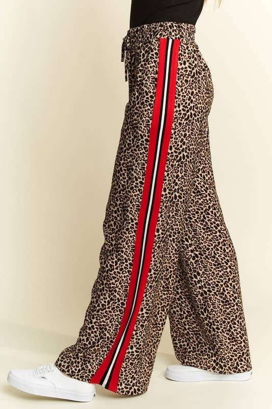 Leopard Print Trouser Pants