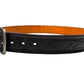 Black Cherry Leather Belt