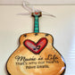 Music Is Life Guitar Ornament