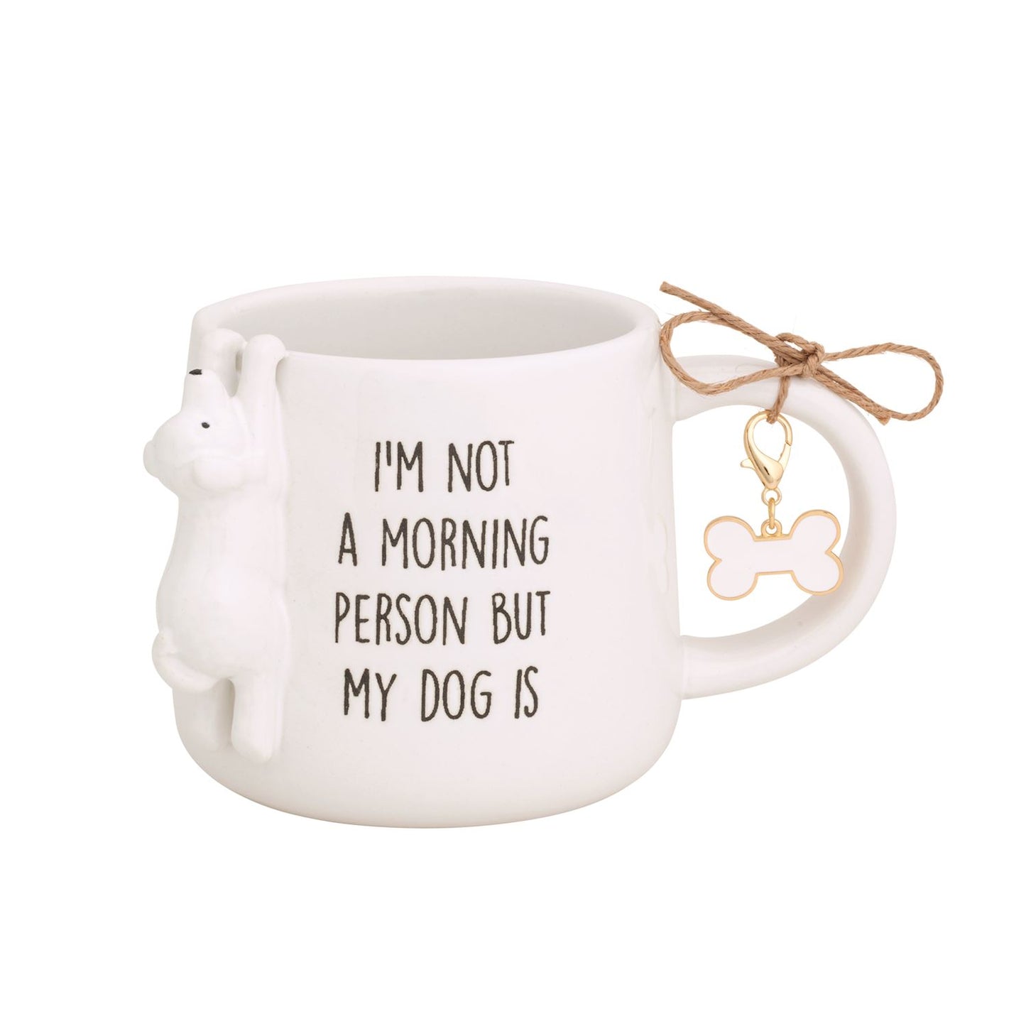 Morning Person Dog Figure Mug
