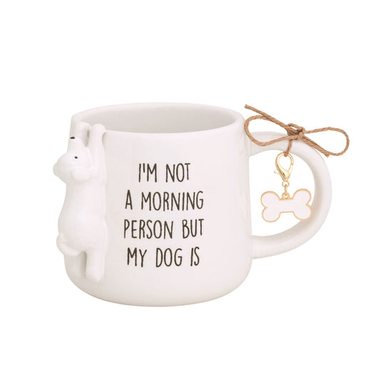 Morning Person Dog Figure Mug