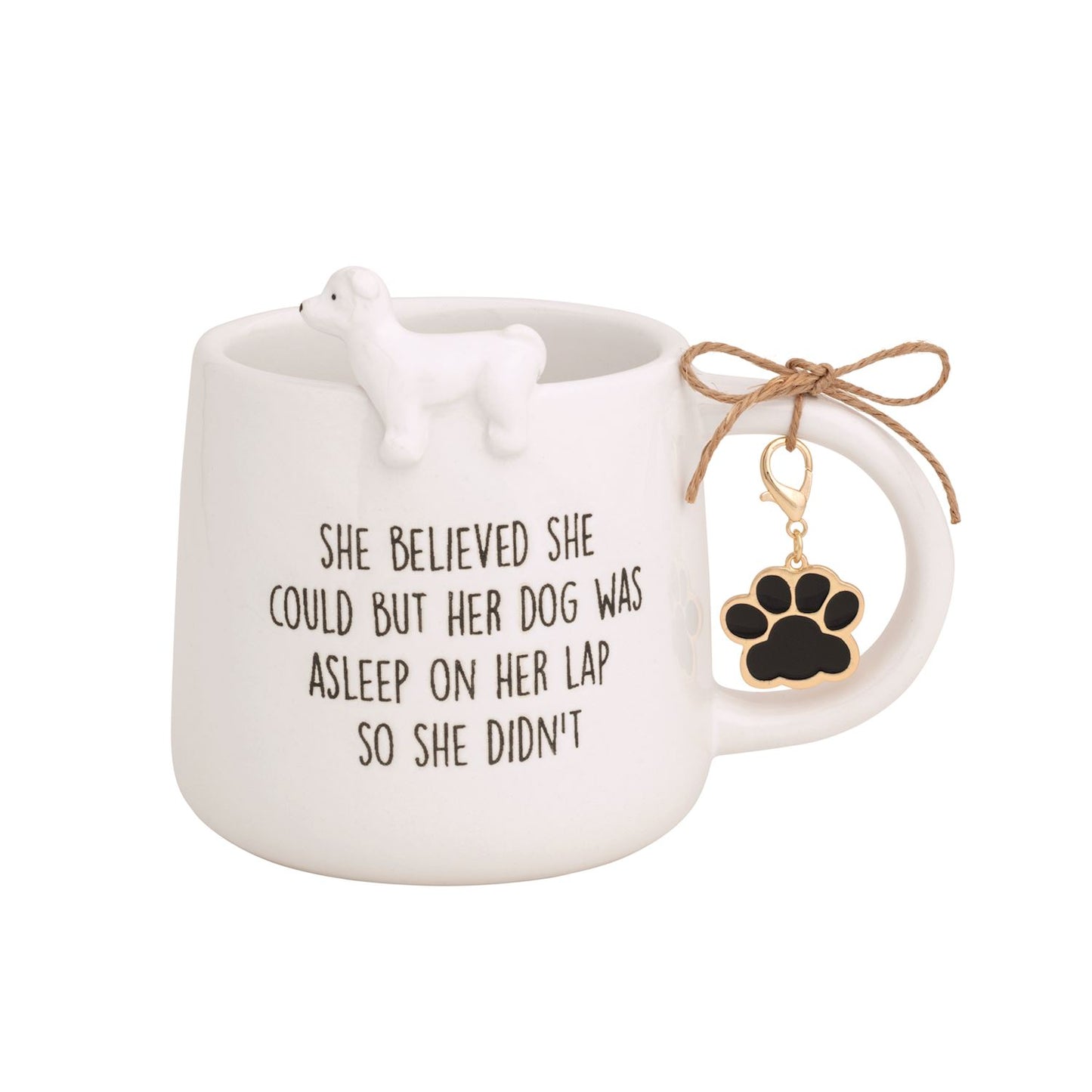 She Believed Dog Figure Mug