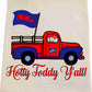 Ole Miss Flag Truck Tea Towel