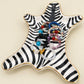 Zebra Print Ceramic Decorative Trinket Dish BLACK