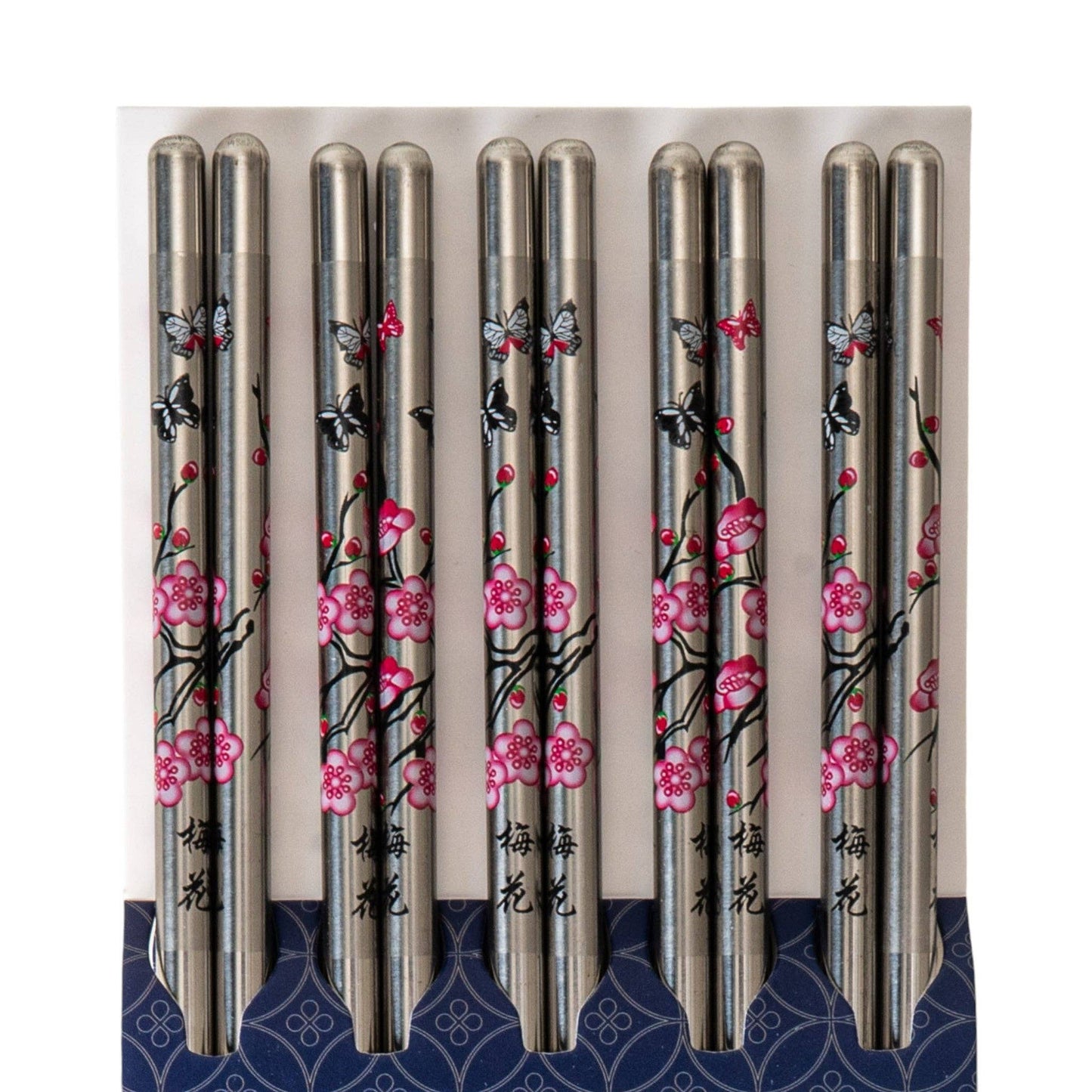 5 Piece Cherry Blossoms Chopsticks Set