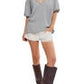 FREE PEOPLE  Nina Tee Heather Grey
