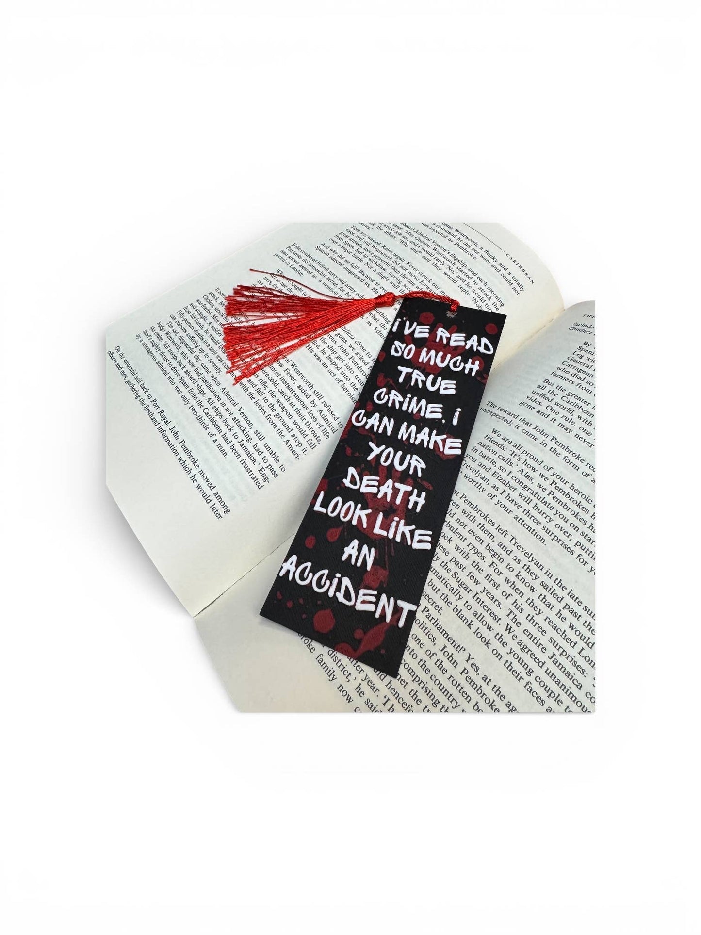 I've Read So Much True Crime 3D Bookmark