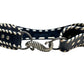 Navy Leather Belt