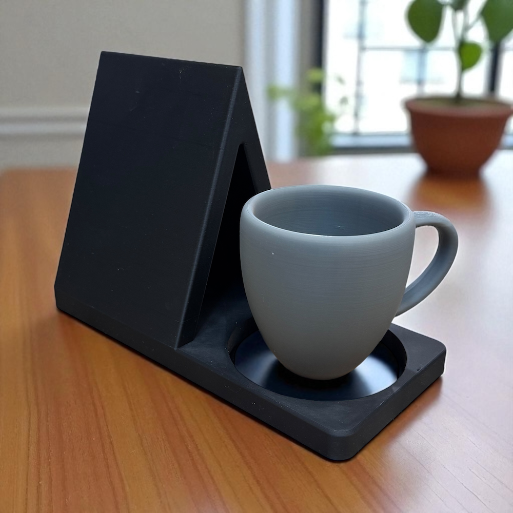 Book Stand Place Holder with Coaster