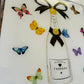 Monochrome Champagne & Butterfly  Tray