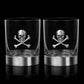 Skull Whiskey Glasses 11oz