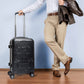 Sugar Skull Travel Suitcase with Wheels