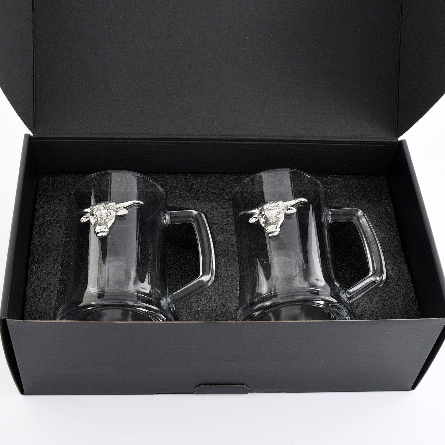 Longhorn Beer Mugs - Set of 2