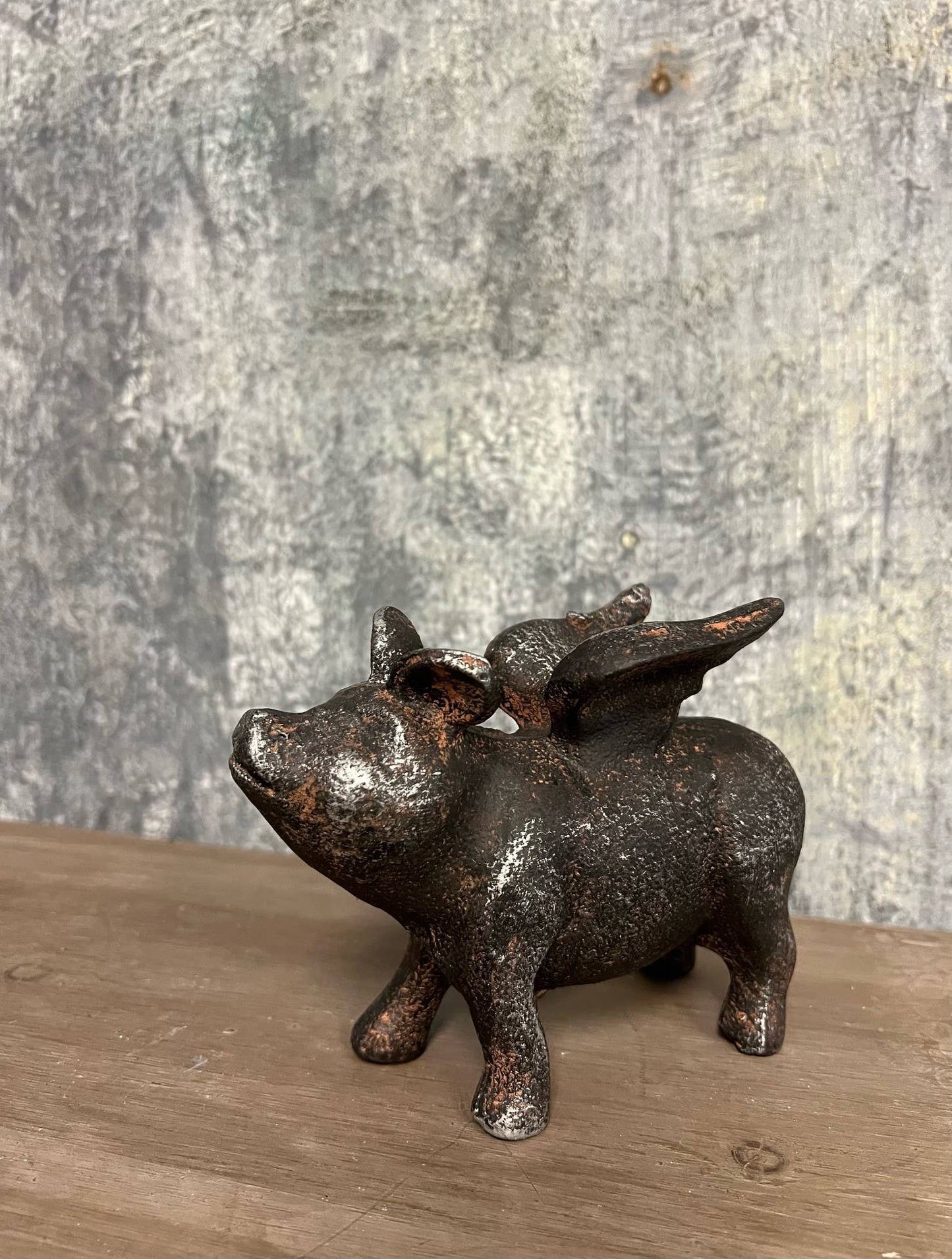 Cast Iron Flying Pig