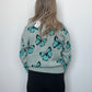 Butterfly sweater: Teal