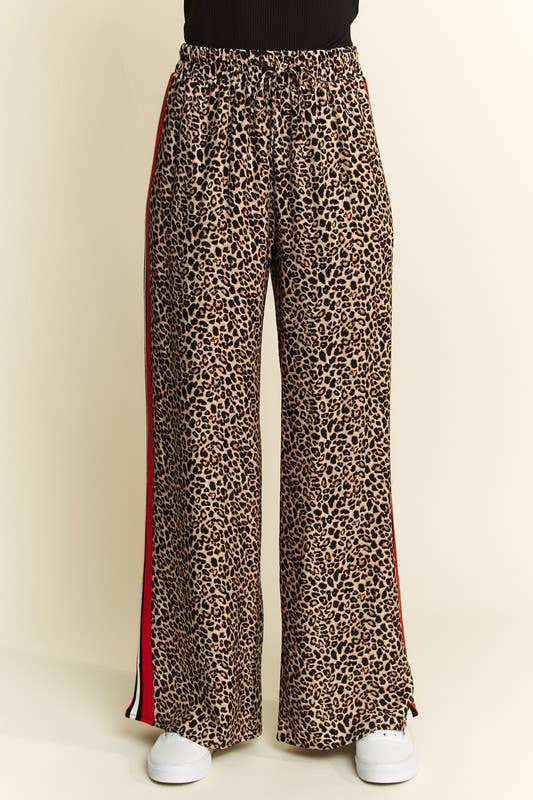 Leopard Print Trouser Pants