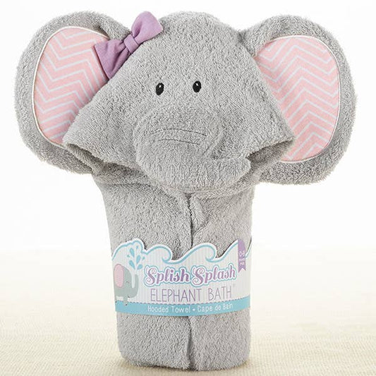 Splish Splash Elephant Bath Spa Hooded Towel