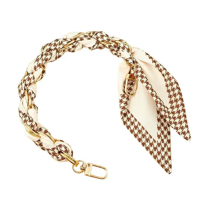 Gold Chain Phone Charm Wristlet