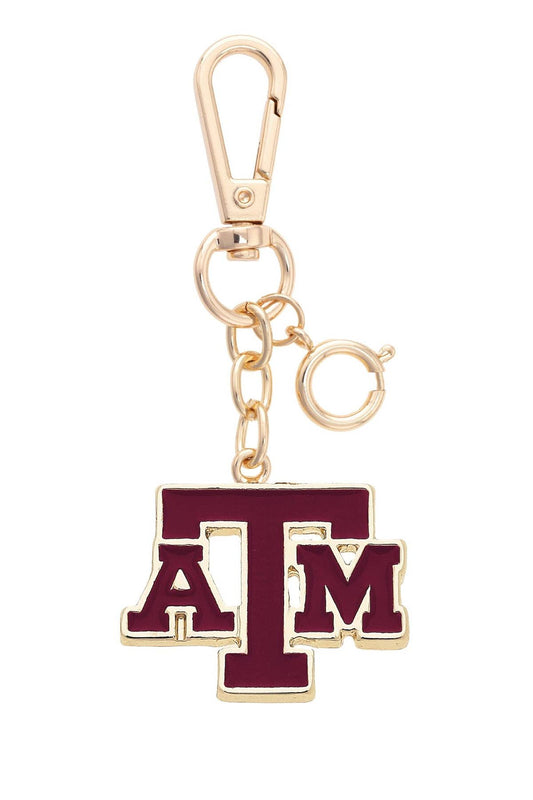 Texas A&M Aggies Enamel Logo Bag Charm