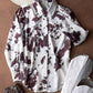 Cowhide Print Button-Down Shirt