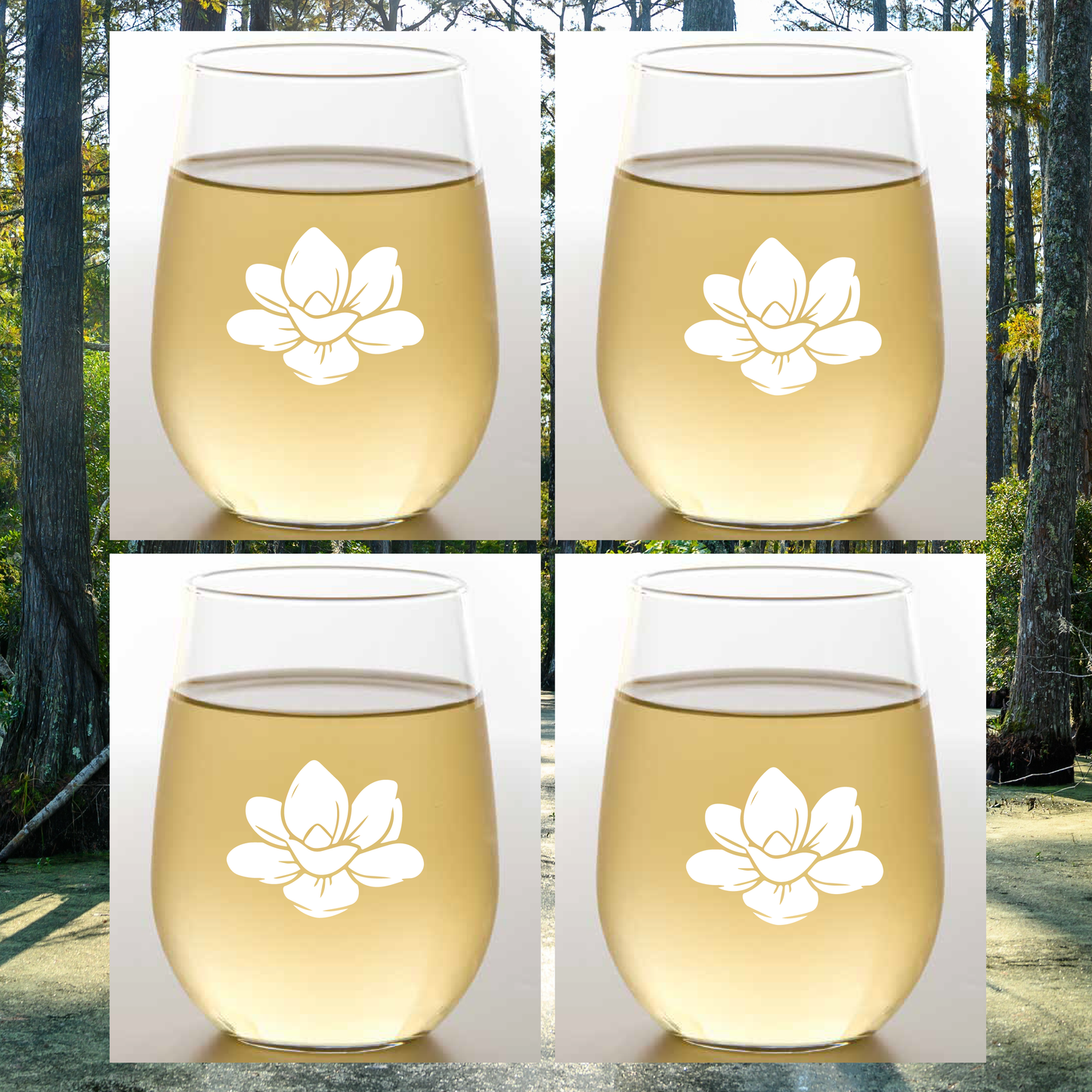 MAGNOLIA  Unbreakable Stemless  Wine- 2 PK