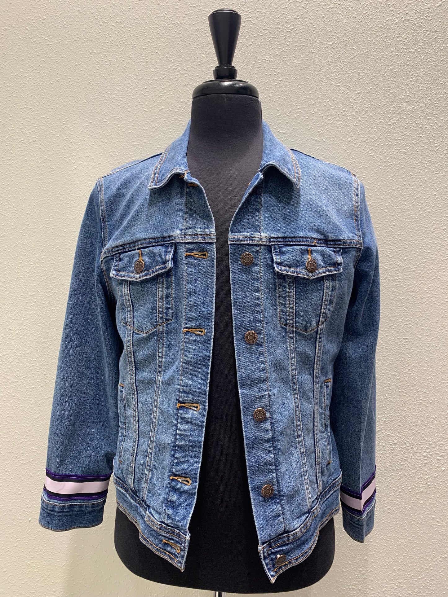 Vintage Repurposed TCU Jacket