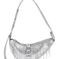 Silver Diamanté Shoulder Bag