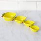 Measuring Cups - Lemon (Set Of 04)