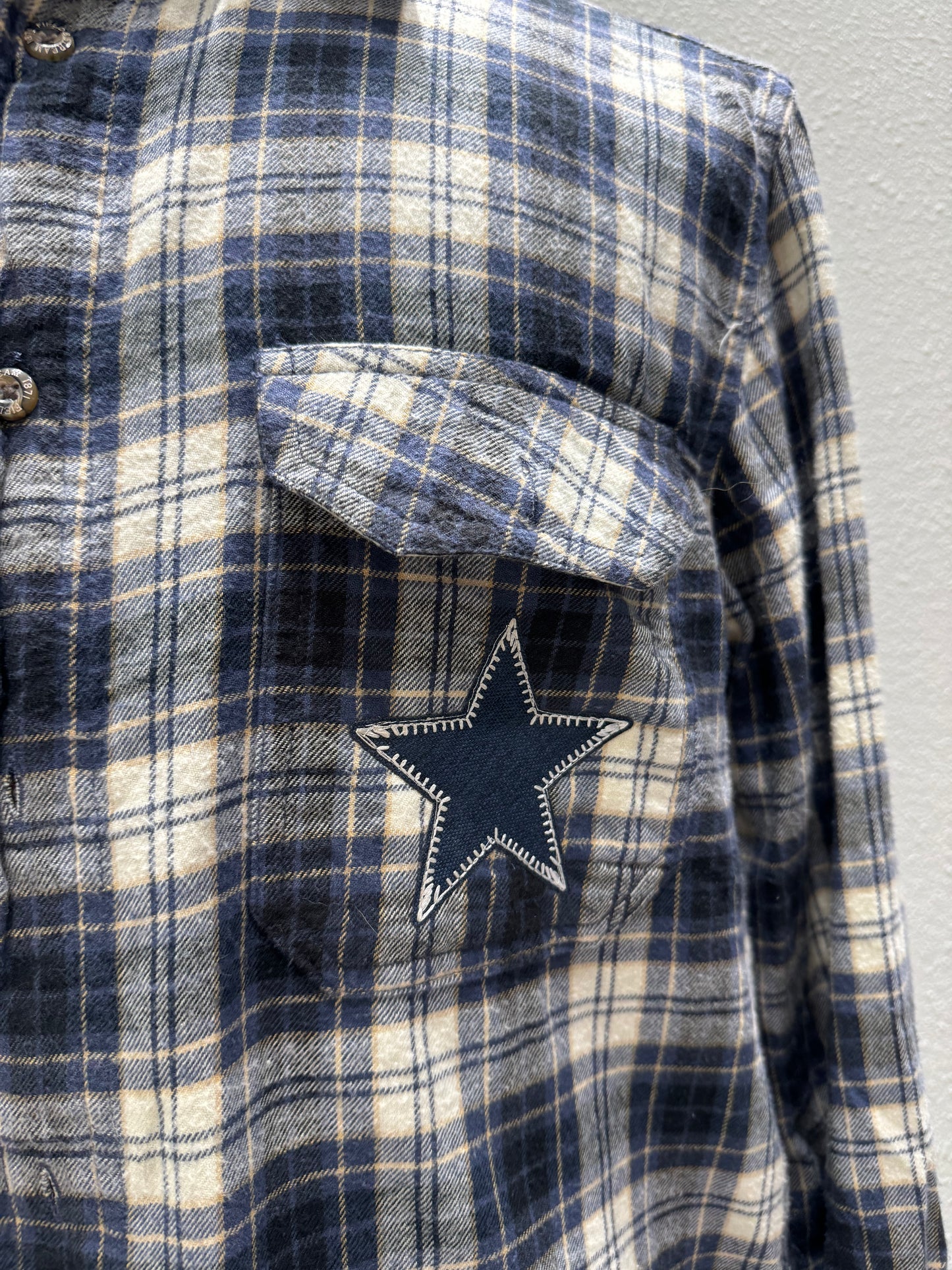 Vintage Repurposed Cowboys Shirt